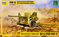 British Anti-Tank Gun QF 6-pdr Mk.II, 1:35
