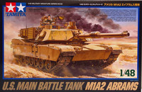 U.S. Main Battle Tank M1A2 Abrams, 1:48 (pidemmällä toimitusajalla)