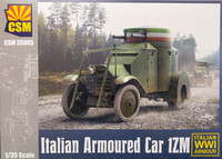 Italian Armoured Car 1ZM, 1:35