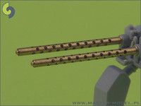Browning M2 Aircraft Type .50 Cal (12.7mm) Barrels (2pcs), 1:35