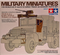 U.S. 2,5 Ton 6X6 Cargo Truck Accessory Parts Set, 1:35