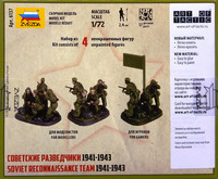 Soviet Reconnaissance Team 1941-1943, 1:72