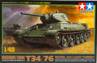 Russian Tank T34/76 Model 1941 Cast Turret, 1:48 (pidemmällä toimitusajalla)