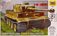 German Heavy Tank Tiger I (Early Production), 1:72