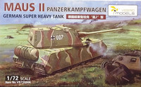 Pz.Kpfw. Maus II German Super Heavy Tank, 1:72 (pidemmällä toimitusajalla)
