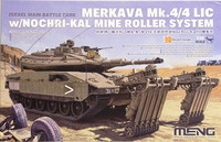 Israel Main Battle Tank Merkava Mk.44 LIC with Nochri-Kal Mine Roller System, 1:35