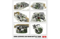 Leopard 2 A6 Main Battle Tank with FULL INTERIOR, 1:35 (pidemmällä toimitusajalla)