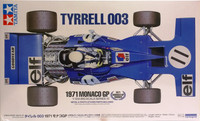 Tyrrell 003 1972 Monaco GP, 1:12 (pidemmällä toimitusajalla)