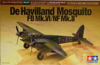 De Havilland Mosquito FB Mk.VI / NF Mk.II, 1:72 (pidemmällä toimitusajalla)