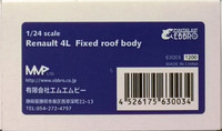Renault 4L Fixed Roof Body 1:24