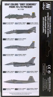 USAF Colors 'Gray Schemes' From 70's to Present (8 x 17ml)