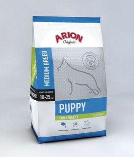 Arion Original Puppy Medium Kana & Riisi 3kg