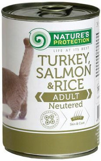 Super Premium Cat, Neutered Kalkkuna, Lohi & Riisi, 6x400g
