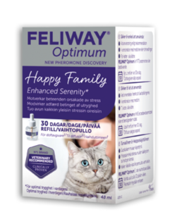 Feliway Optimum vaihtopullo 48ml, kissalle