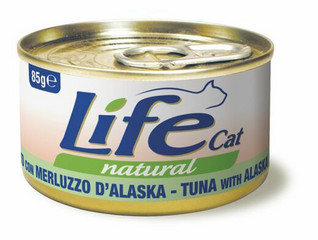 LifeCat Tonnikala & Alaskan-Turska 24x85g