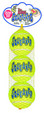 Air Kong Squeaker Tennis Ball M (3kpl)