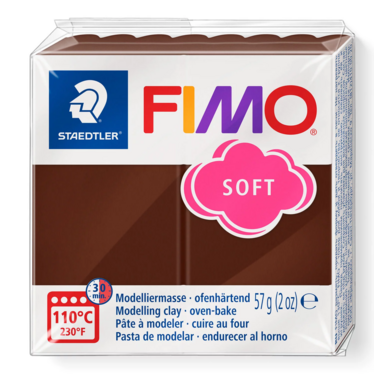 FIMO® Soft, suklaanruskea 75.