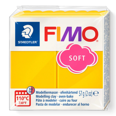 FIMO® Soft, auringonkeltainen 16.