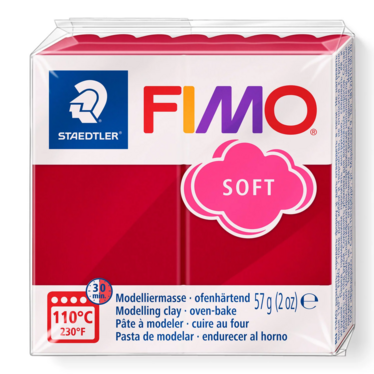 FIMO® Soft, cherry red, 26.