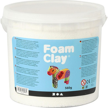 Foam Clay® helmimassa 560g valkoinen