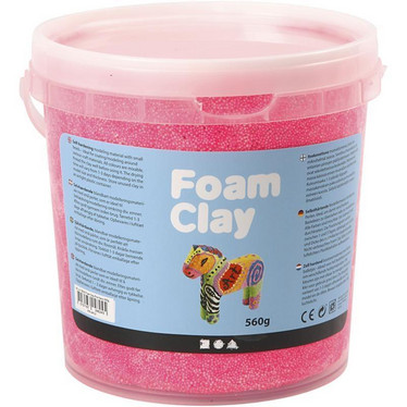 Foam Clay® helmimassa 560g neonpinkki