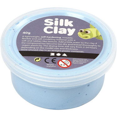 Silk Clay® silkkimassa, neonsininen, 40g