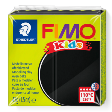 FIMO® Kids Clay, musta 9.