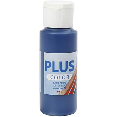 Plus Color, askartelumaali, 60ml, laivastonsininen