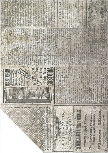 Kuviokartonki, Sanomalehti, 300g, A4