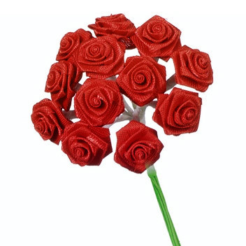 Dior-ruusu, punainen, 12mm