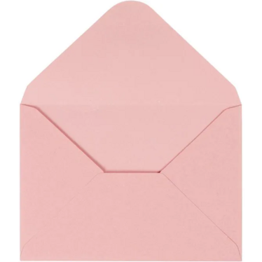 Kirjekuori, 110g, vaaleanpunainen, 10kpl/pkk