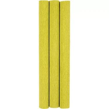 Kreppipaperi, 25x60cm, 105g, Vaaleanvihreä, 3 ark/pkk