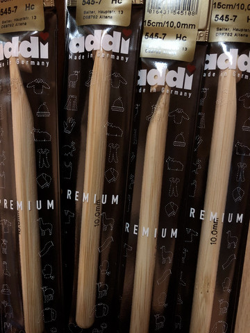 Addi bambu Virkkuukoukku 10mm