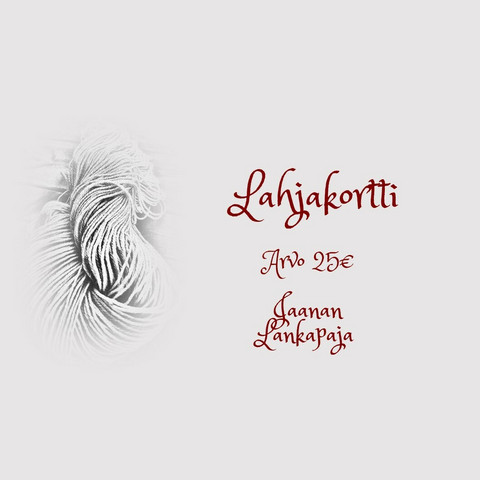 Lahjakortti 25 euroa