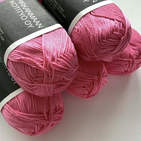 Pirkka-puuvilla Kirkas pinkki