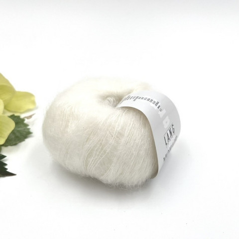 Lang Mohair Luxe Valkoinen