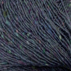 Lang Donegal Tweed Tumma Sinivioletti