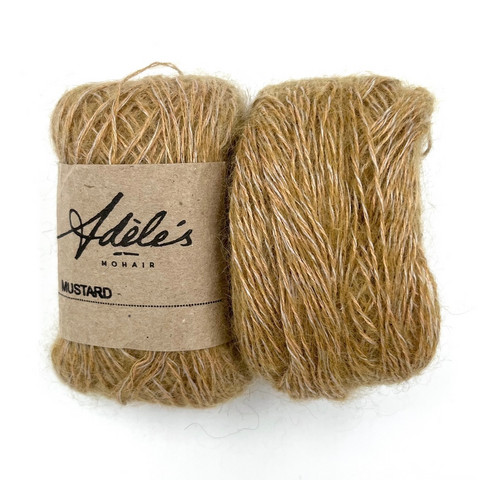 Linen mix Mustard