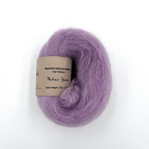 Brushed Medium Kid Mohair Pale Mauve
