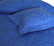 Pyöreän sängyn helmalakana/laskos jacquard sininen