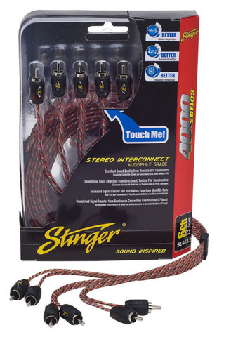 Stinger RCA-johto 5,1m 6-kanavainen