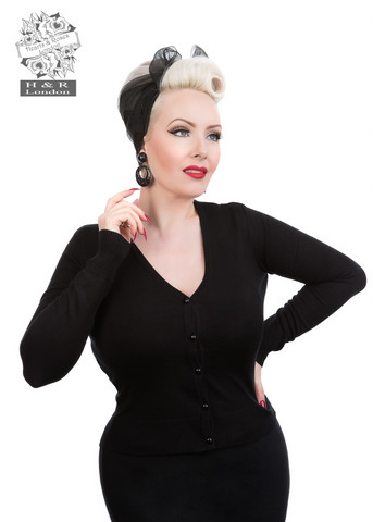 Black Cardigan, musta neuletakki