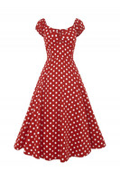 Dolores Doll Dress Red (XS-koko)