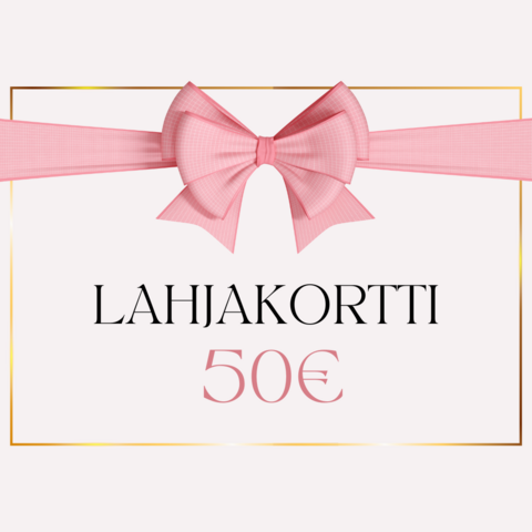 Lahjakortti 50 euroa