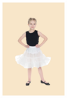 Kids Petticoat, lasten tyllialushame, valkoinen