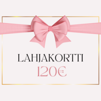 Lahjakortti 120 euroa