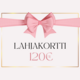 Lahjakortti 120 euroa