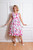 Penelope Floral Swing Dress, pinkki kellomekko
