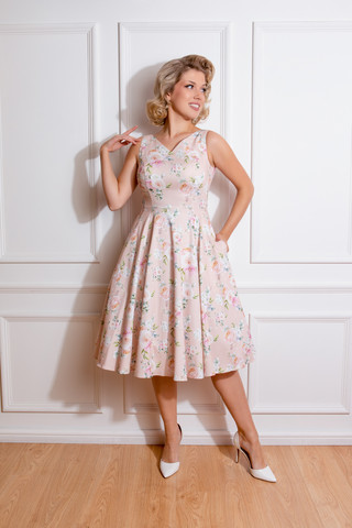Lottie Floral Swing Dress, kellomekko