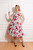 Hazel Floral Swing Dress, ruusukuvioinen kellomekko